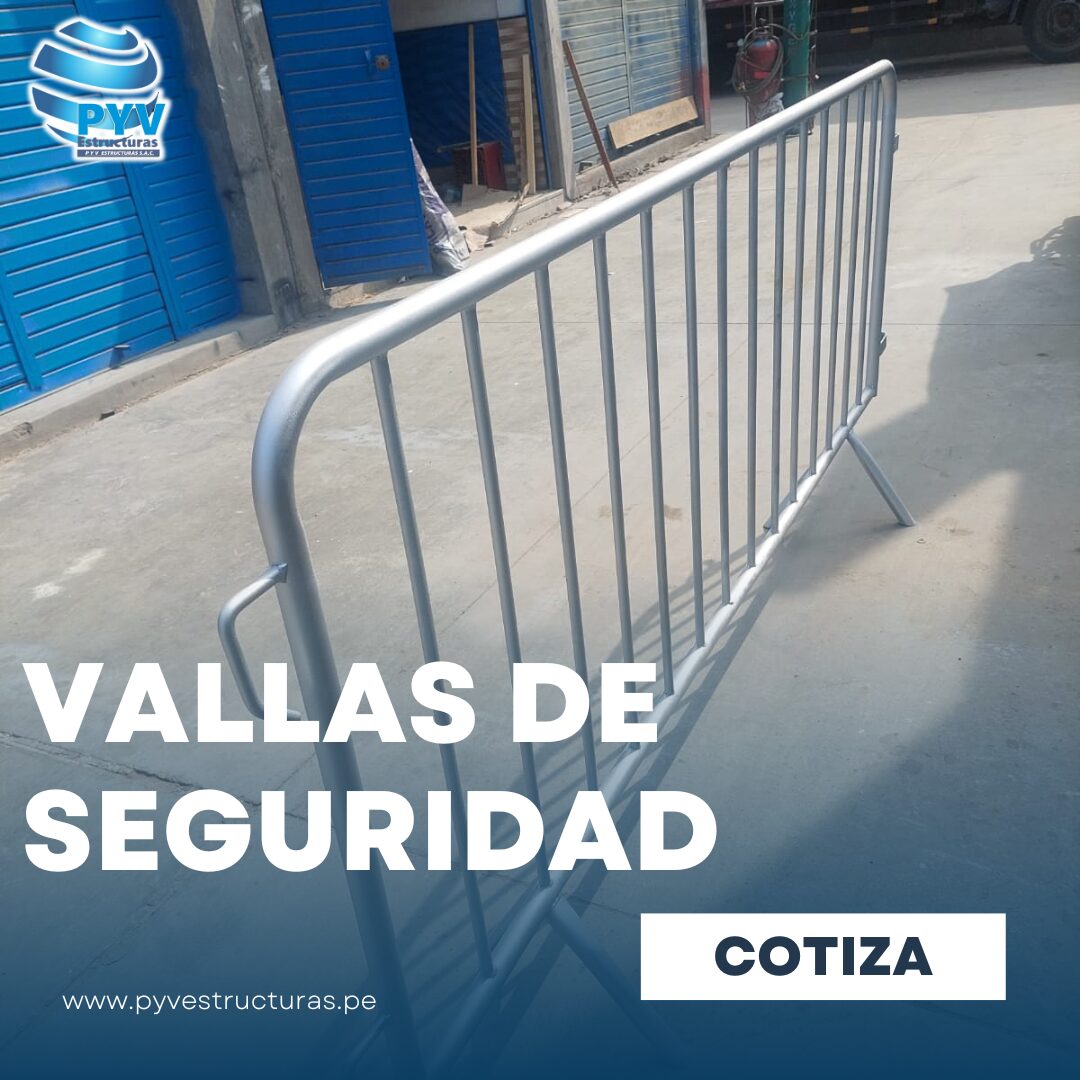 Valla Peatonal 1 1m X 2 5m PYV ESTRUCTURAS