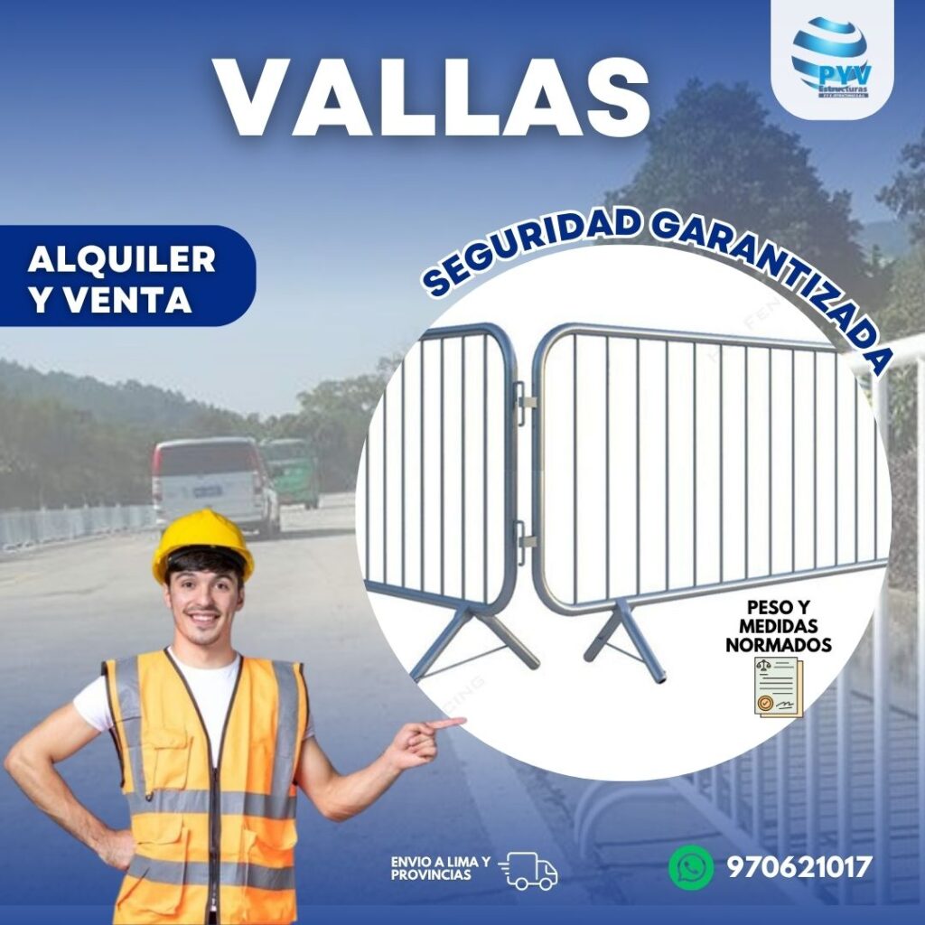 Vallas De Seguridad Para Eventos
