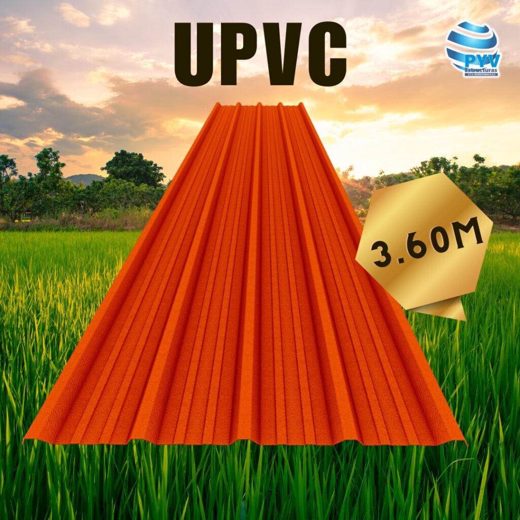 Calaminas UPVC trapezoidal 3.60x1.1x1.5mm: Mejora la eficiencia energética