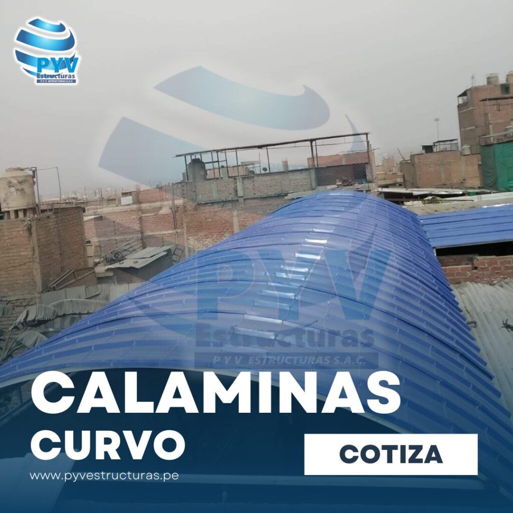 techos curvos de aluzinc