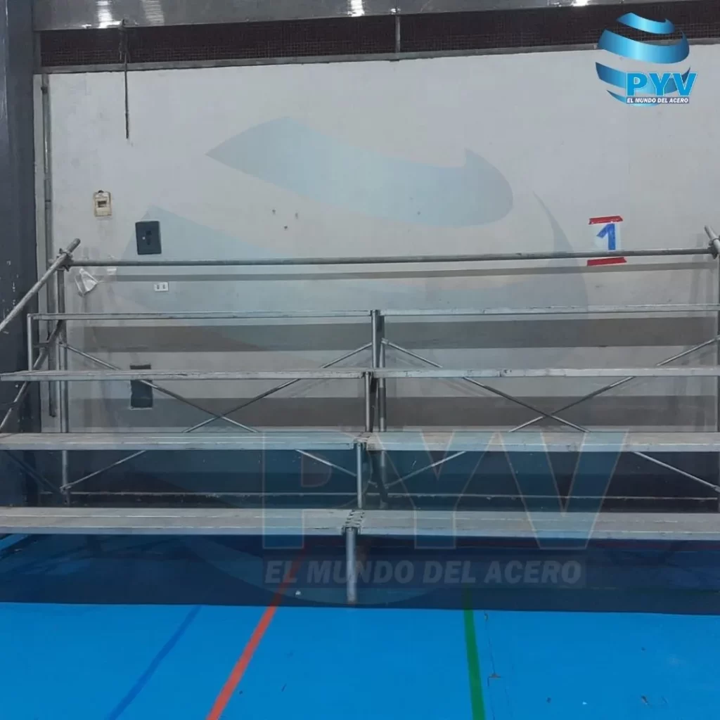 tribunas metálicas para los olivos
